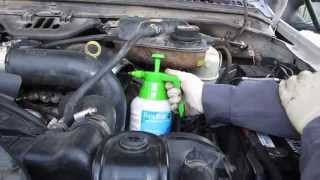 Ford F350 Powerstroke Revive Turbo Cleaner Treatment [upl. by Elitnahc]