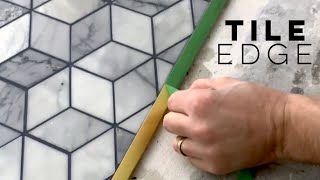 The Best Way To Finish Tile Tile EdgeTile Trim [upl. by Anihpesoj]