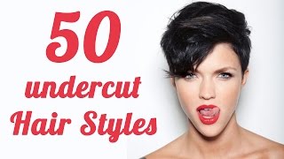 50 undercut female hairstyles [upl. by Halika]