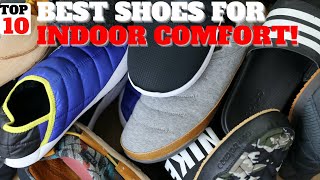 TOP 10 MOST COMFORTABLE INDOOR SHOES BEST HOUSE SLIPPERS MULES MOCS [upl. by Primo]