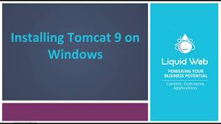 Installing Tomcat 9 on Windows [upl. by Miarhpe852]