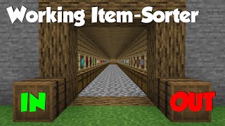 How to build an ITEM SORTER Minecraft [upl. by Belda]