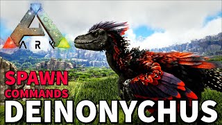 Ark DEINONYCHUS spawn commands [upl. by Romola]