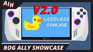 Lossless Scaling Just Got An Impressive LSFG 20 Update For The ROG ALLY [upl. by Divadnhoj]