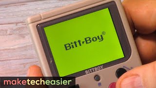 BittBoy  How to Upgrade and Add Your Own ROMs and Games [upl. by Fisher849]