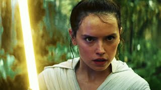 Rey Using A Yellow Lightsaber The Rise Of Skywalker [upl. by Zetnas560]