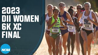 2023 DII Womens Cross Country Championship  Full Replay [upl. by Kcirdde]