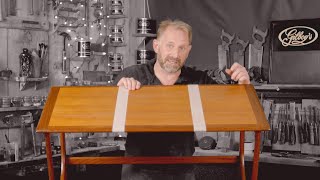 How To Wax Polish Teak GPlan Furniture Table [upl. by Olmsted]