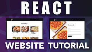 Code A React Website Tutorial  ReactJS Tutorial For Beginners [upl. by Adila564]