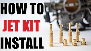 How to install a MOTORCYCLE JET KIT [upl. by Amelina]