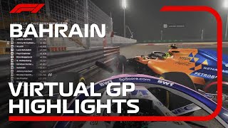 2020 Bahrain Virtual Grand Prix Highlights  F1 Esports [upl. by Earissed]