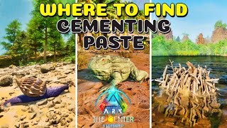 Where to find Cementing Paste The Center  Ark Survival Ascended [upl. by Limaj]