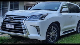 Lexus LX450d start upoverview [upl. by Eelannej]