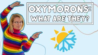 Oxymoron Examples For Kids  English Language Features [upl. by Henrique998]