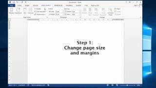 How to create a Thank You card in MSWord [upl. by Anahsak630]