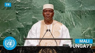 Français 🇲🇱 Mali  Prime Minister Addresses United Nations General Debate 77th Session  UNGA [upl. by Nellak]