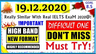 IELTS LISTENING PRACTICE TEST 2020 WITH ANSWERS  19122020  BEST HARD IELTS LISTENING TEST [upl. by Sadie]