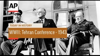 WWII Tehran Conference  1943  Today in History  28 Nov 16 [upl. by Brandon]