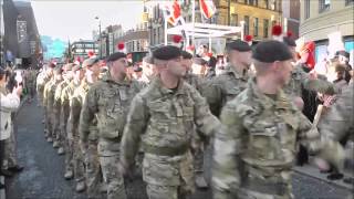 1st FUSILIERS HOME COMING PARADE NEWCASTLE [upl. by Lura]