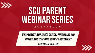 University Bursar’s Office Financial Aid Office and the One Stop Enrollment Services Center Webinar [upl. by Ettedranreb43]