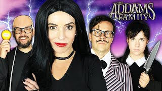 Giant ADDAMS FAMILY Movie in Real Life But in Haunted House Rebecca Zamolo [upl. by Silvestro574]