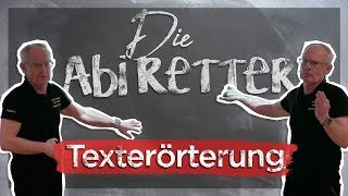 Deutsch Abitur 2018 Texterörterung  Die Abi Retter 5 [upl. by Vod]