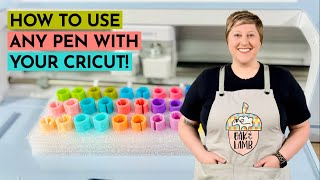 ULTIMATE CRICUT HACK  How To Use ANY Pen With Your Cricut Machine [upl. by Ylellan267]