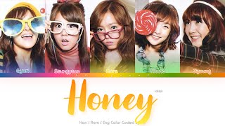 KARA 카라 Honey 하니 Color Coded Lyrics HanRomEng [upl. by Wait]