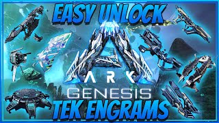 Easy Unlock Ark Genesis Tek Engrams [upl. by Festa]