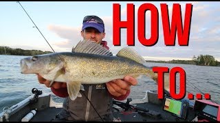 How to Catch Walleyes  Chippewa Flowage  Hayward Wisconsin [upl. by Odla117]