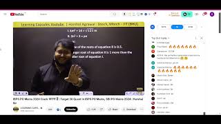 Quant Mains Practice Oct 30 Part 7🔥SBIRRBRBI PO AND CLERK🔴Sumanta Chatterjee [upl. by Gualterio]