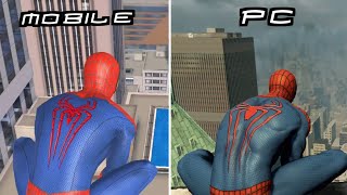 The Amazing Spider man 2 Mobile Vs Pc  spiderman 2021 [upl. by Mellman]