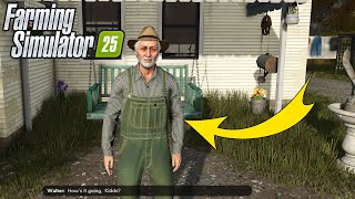 PRATEN MET BUURTBEWONERS IN FARMING SIMULATOR 25 [upl. by Dyolf]