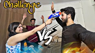 Albadivlogs vs Golu 😍 Gun challenge [upl. by Chick]