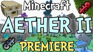 Minecraft  Aether 2 Mod Alpha PREMIERE [upl. by Imerej]