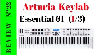 ARTURIA KEYLAB ESSENTIAL 61 REVIEW ESPAÑOL 13 [upl. by Wein670]