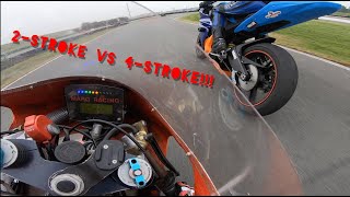 50CC 2STROKE VS 125CC 4STROKE  WHO WILL WIN [upl. by Nylak]