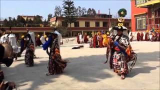 Buddhist in Kathmandu Nepal Celebrating Losar [upl. by Eicirtap]