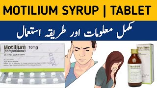 Motilium 10mg Tablet Uses in Urdu  Motilium Syrup Uses  Motilium Domperidone  Nausea and Vomiting [upl. by Delanie727]