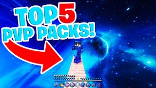 TOP 5 MCPE PVP TEXTURE PACKS  FPS BOOST Minecraft Bedrock [upl. by Nared]