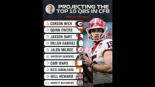 Top 10 College QBs for 2024 [upl. by Lathan356]