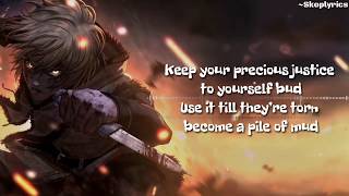 Vinland Saga Opening 2 Full  Dark Crow  MAN WITH A MISSION  Lyrics [upl. by Anohr]