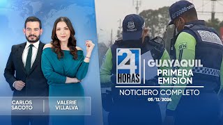 Noticiero de Guayaquil Primera Emisión 051224 [upl. by Rutherfurd200]