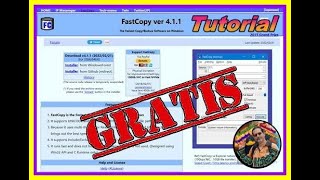 FastCopy  Excelente herramienta alternativa para copiar archivos quotGRATISquot  Tutorial [upl. by Selhorst]