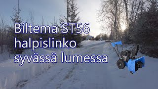 Biltema lumilinko st56 syvä lumi [upl. by Alilak433]