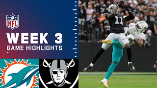 Dolphins vs Raiders Week 3 Highlights  NFL 2021 [upl. by Yeltneb796]