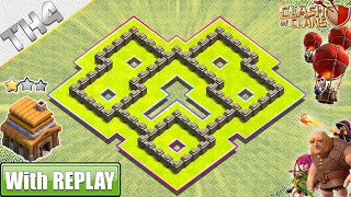 BEST Town Hall 4 TH4 Base with quotCOPY LINKquot  TH4 HYBRIDFARMINGTROPHY base  Clash of Clans [upl. by Amsab330]