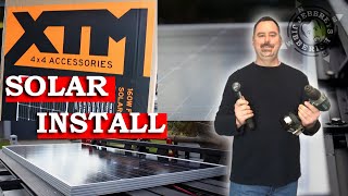 XTM 160w SOLAR PANEL Install and Review [upl. by Dosia518]