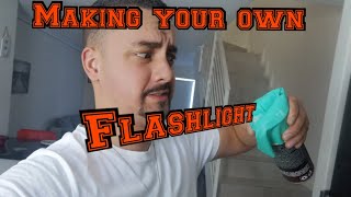 Homemade FlashLight  DrSHERWIN [upl. by Appilihp511]