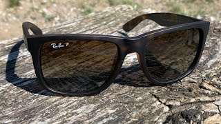 RayBan Justin Matte Tortoise Polarized Brown Gradient Very Stylish amp Comfortable Sunglasses [upl. by Aihsenot]